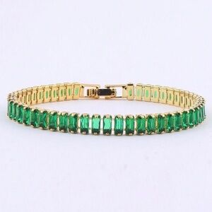 GREEN ANOUSHA STATEMENT BRACELET
